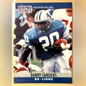 1991 Barry Sanders Rookie Card